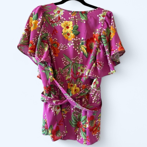 Plus Size Rachel Zoe Floral Women's Top - Picture 3 of 5